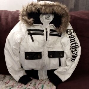 Never been worn! South Pole medium white jacket